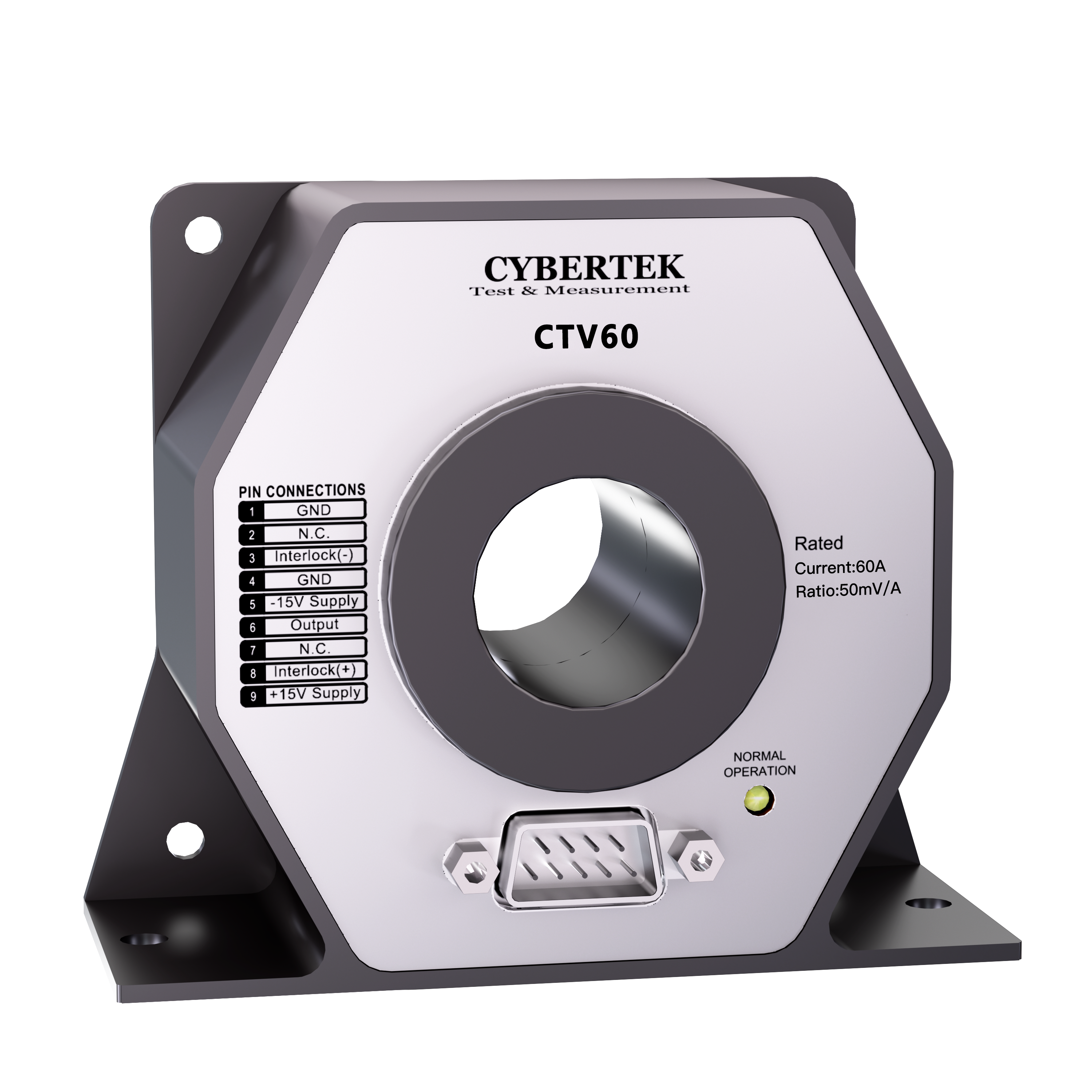 CYBERTEK CTVシリーズ 電流センサ DC~2MHz、60A