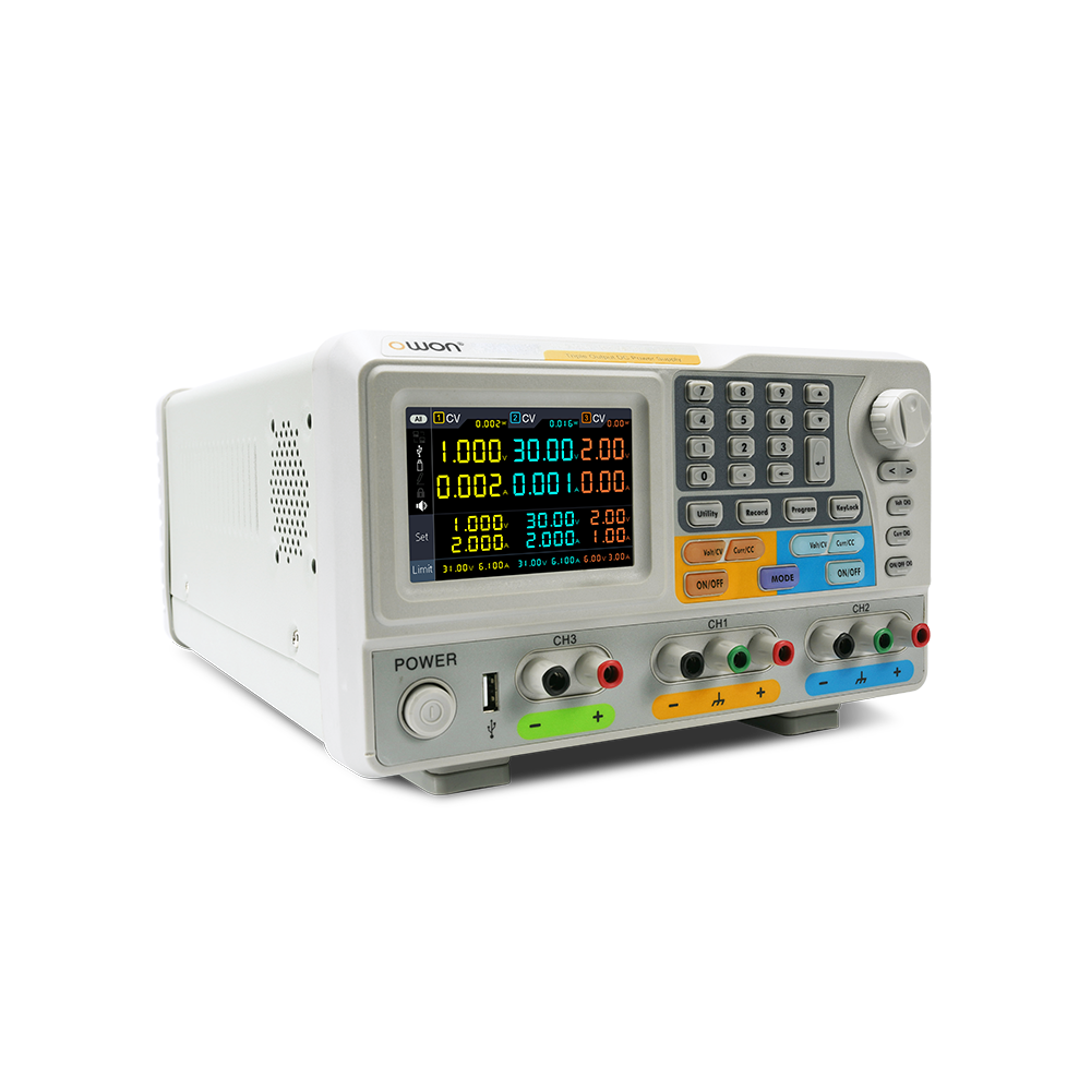 OWON ODP3033 プログラマブル直流電源 3ch、30V/3A×2、6V/3A、198W