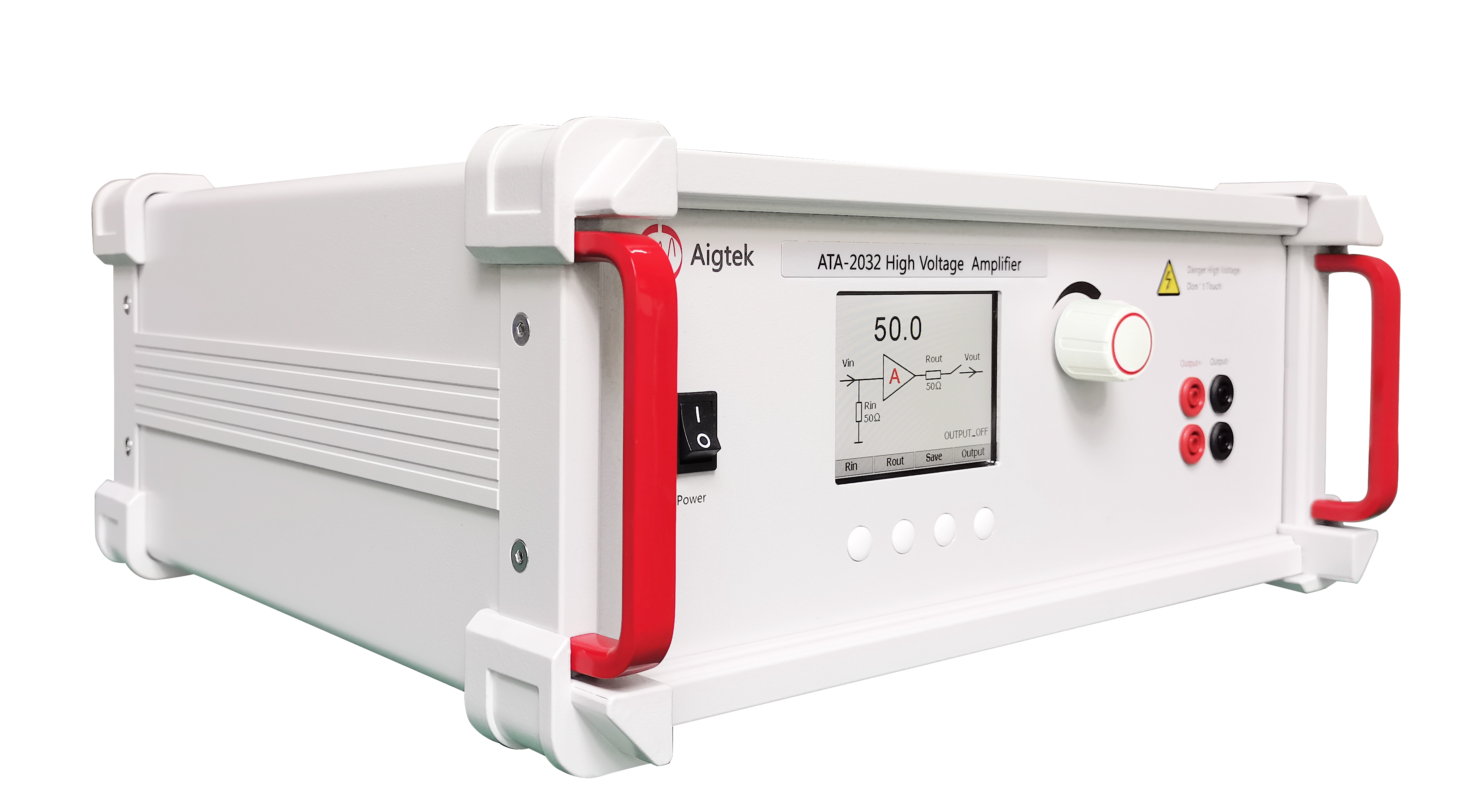 Aigtek ATA-2000シリーズ 高電圧アンプ 300Vp-p、18Wp、2ch