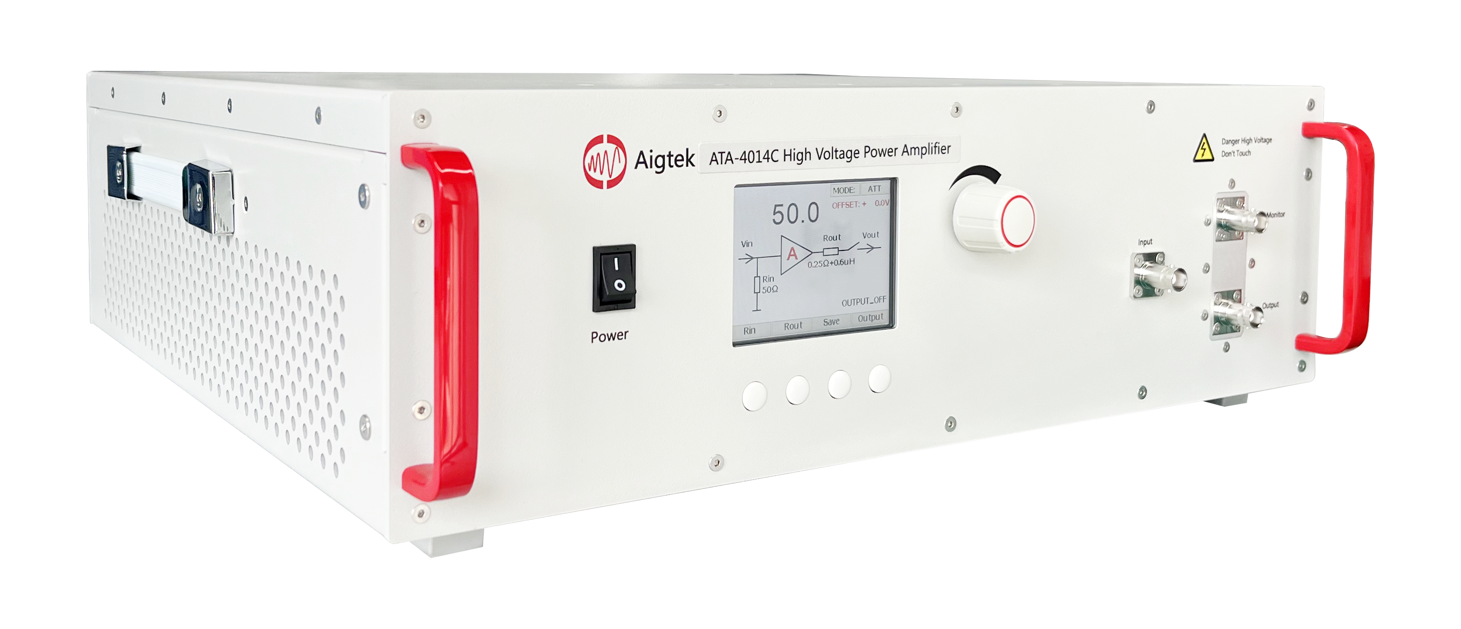 Aigtek ATA-4000シリーズ 高電圧パワーアンプ 160Vp-p、452Wp