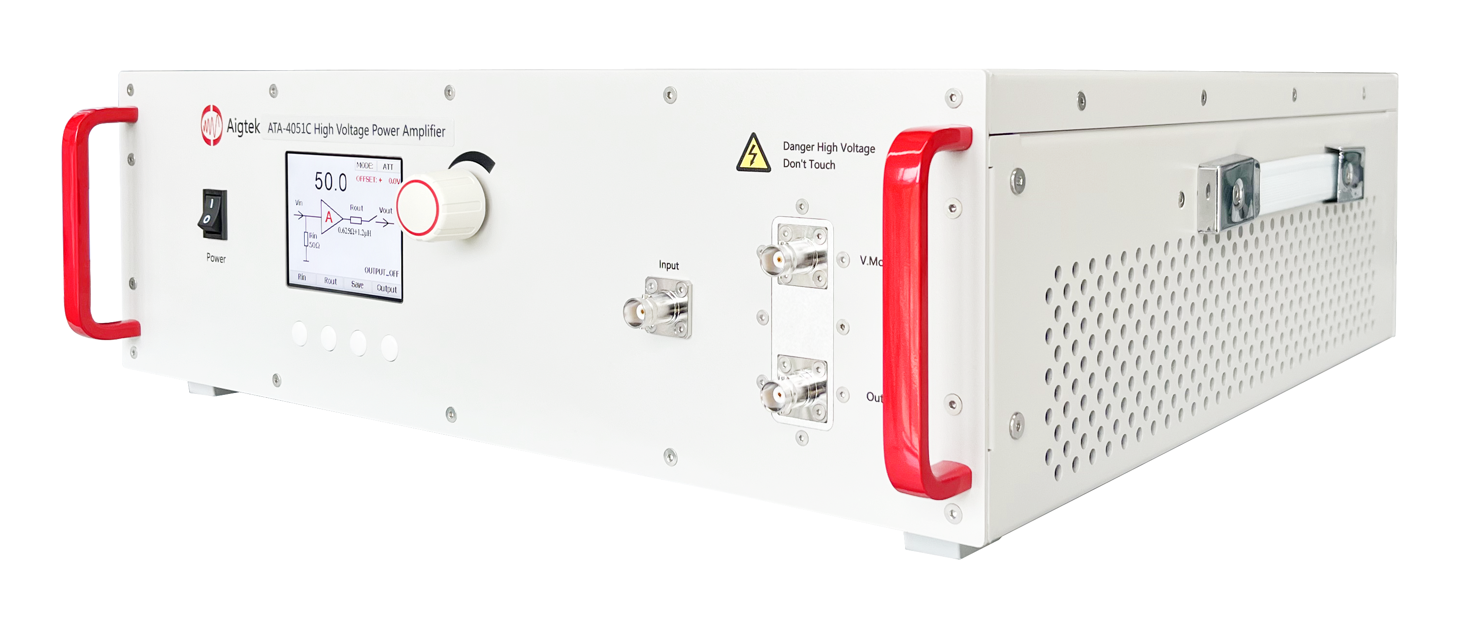 Aigtek ATA-4000シリーズ 高電圧パワーアンプ 310Vp-p、328.6Wp