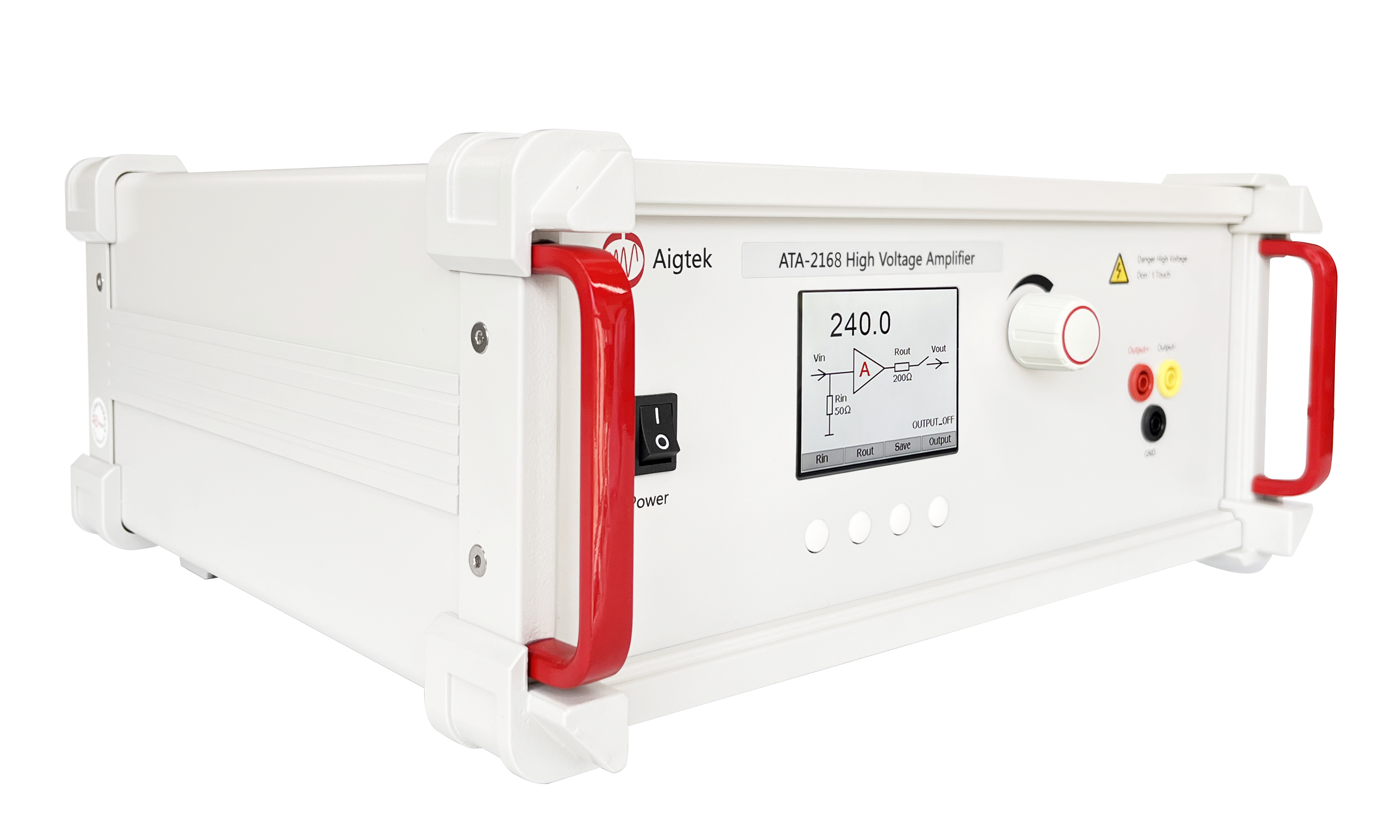 Aigtek ATA-2000シリーズ 高電圧アンプ 1600Vp-p、40Wp