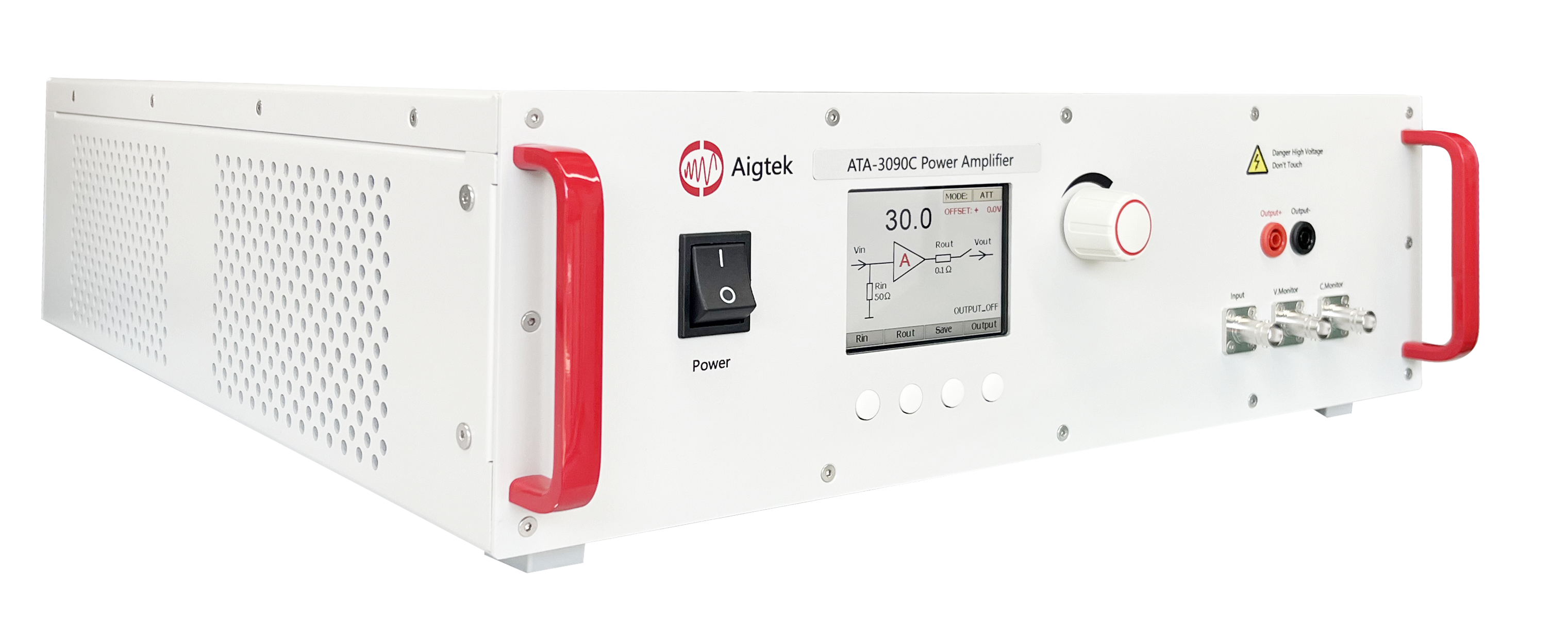 Aigtek ATA-3000シリーズ パワーアンプ 100Vp-p、1000Wp