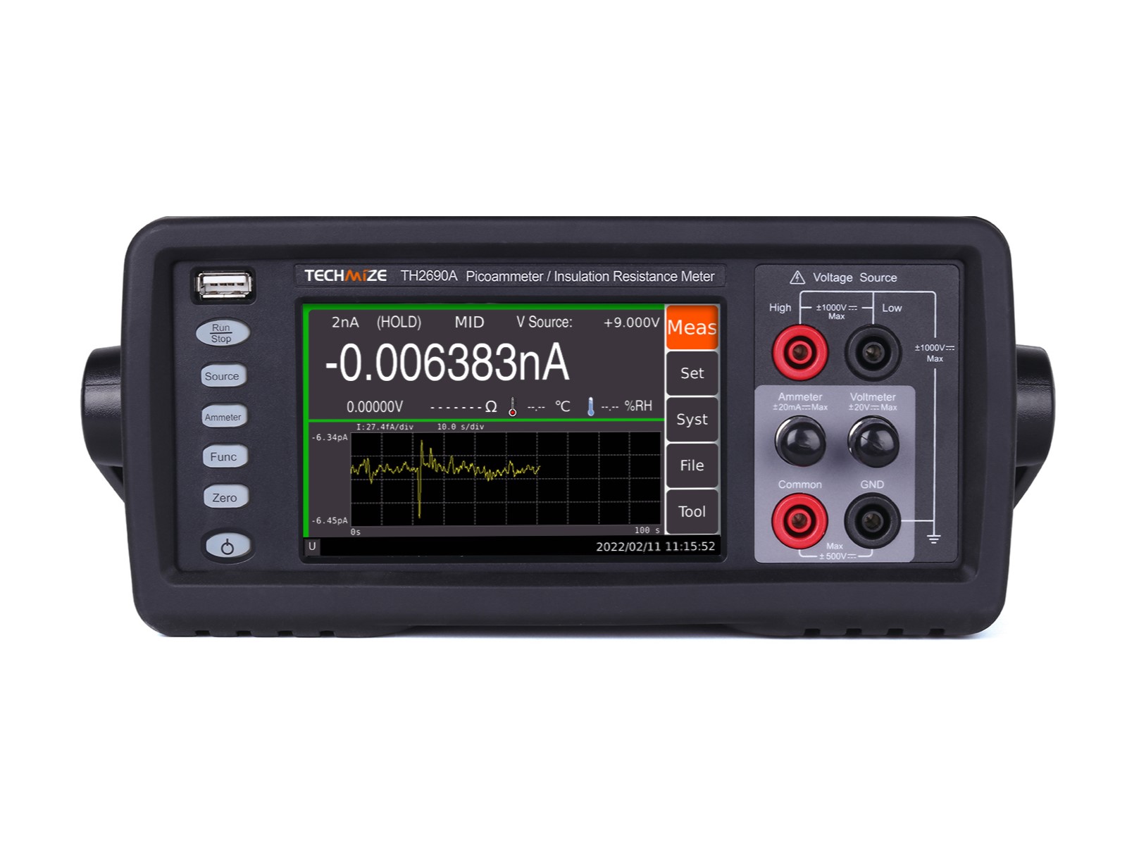 高抵抗計/pA計/電位計 TECHMIZE 型式:TH2690A【日本国内向け正規取扱製品】