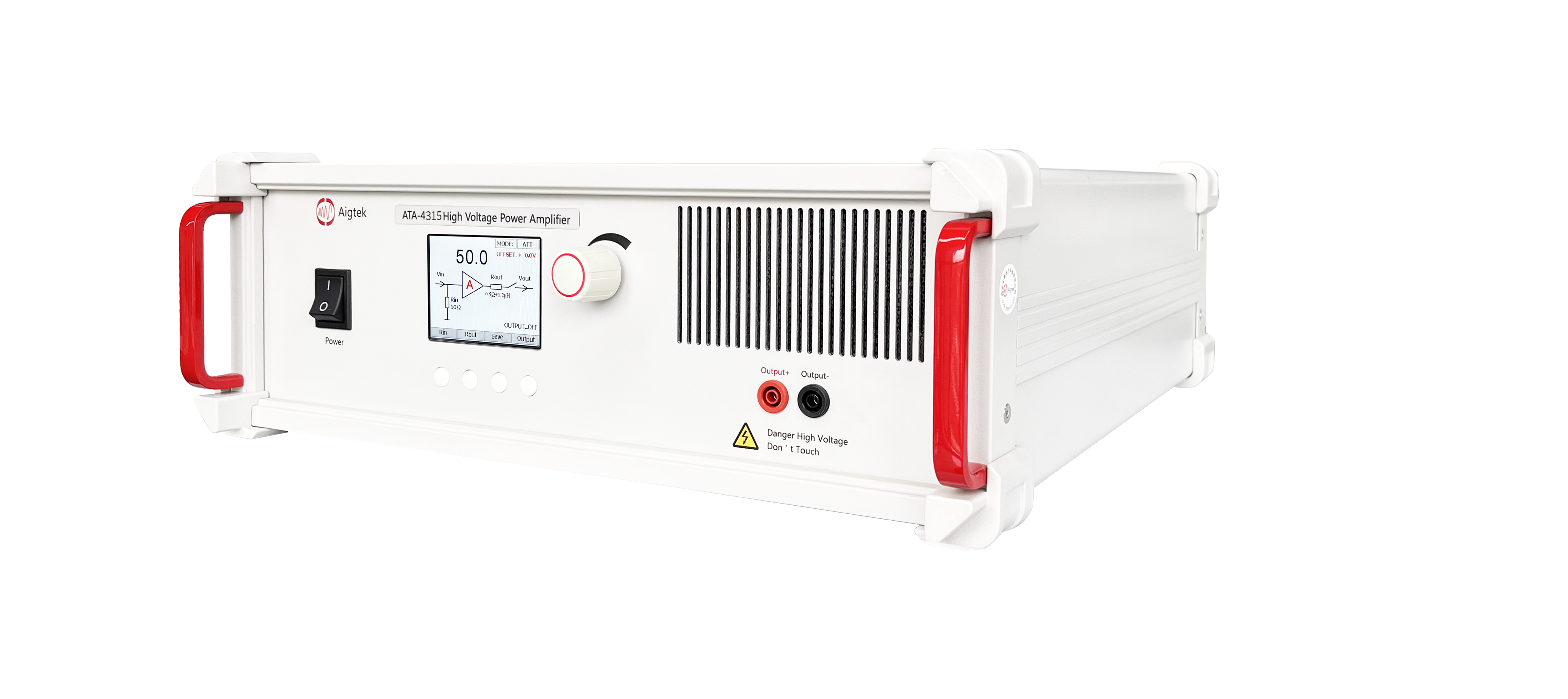 Aigtek ATA-4000シリーズ 高電圧パワーアンプ 150Vp-p、105.7Wp