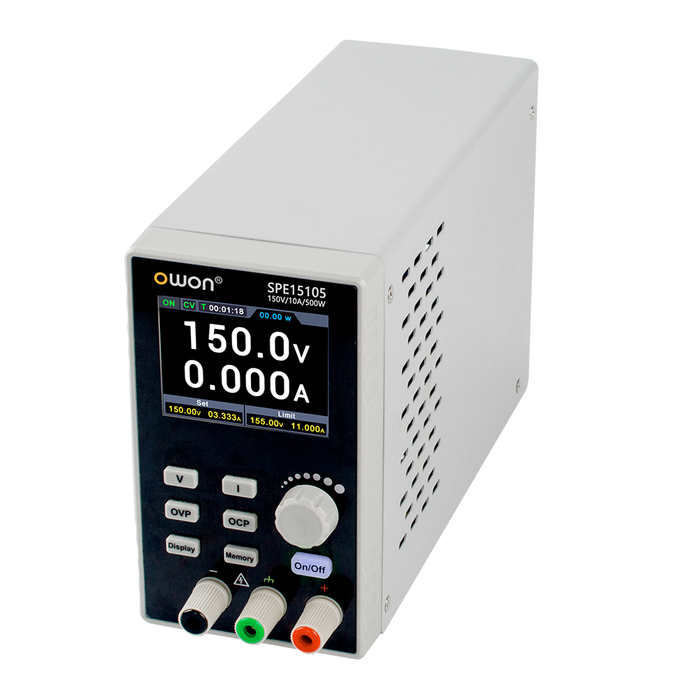 OWON SPEシリーズ プログラマブル直流電源 1ch、150V/5A、400W