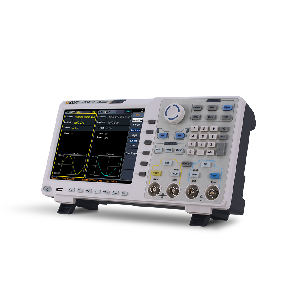 OWON XDG3000シリーズ 任意波形・ファンクション・ジェネレータ 80MHz、2ch
