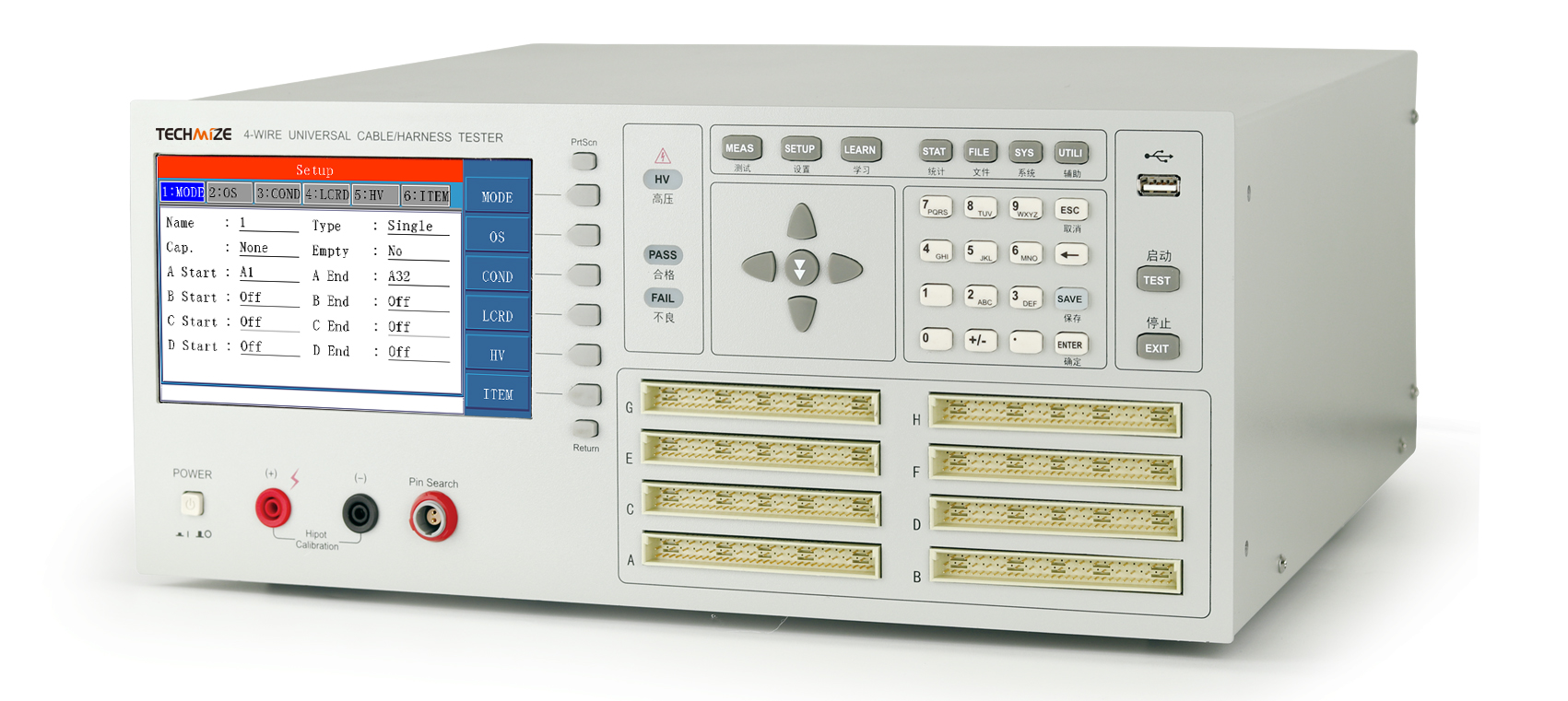 ケーブル/ハーネス・テスタ TECHMIZE 型式:TH8602-4【日本国内向け正規取扱製品】