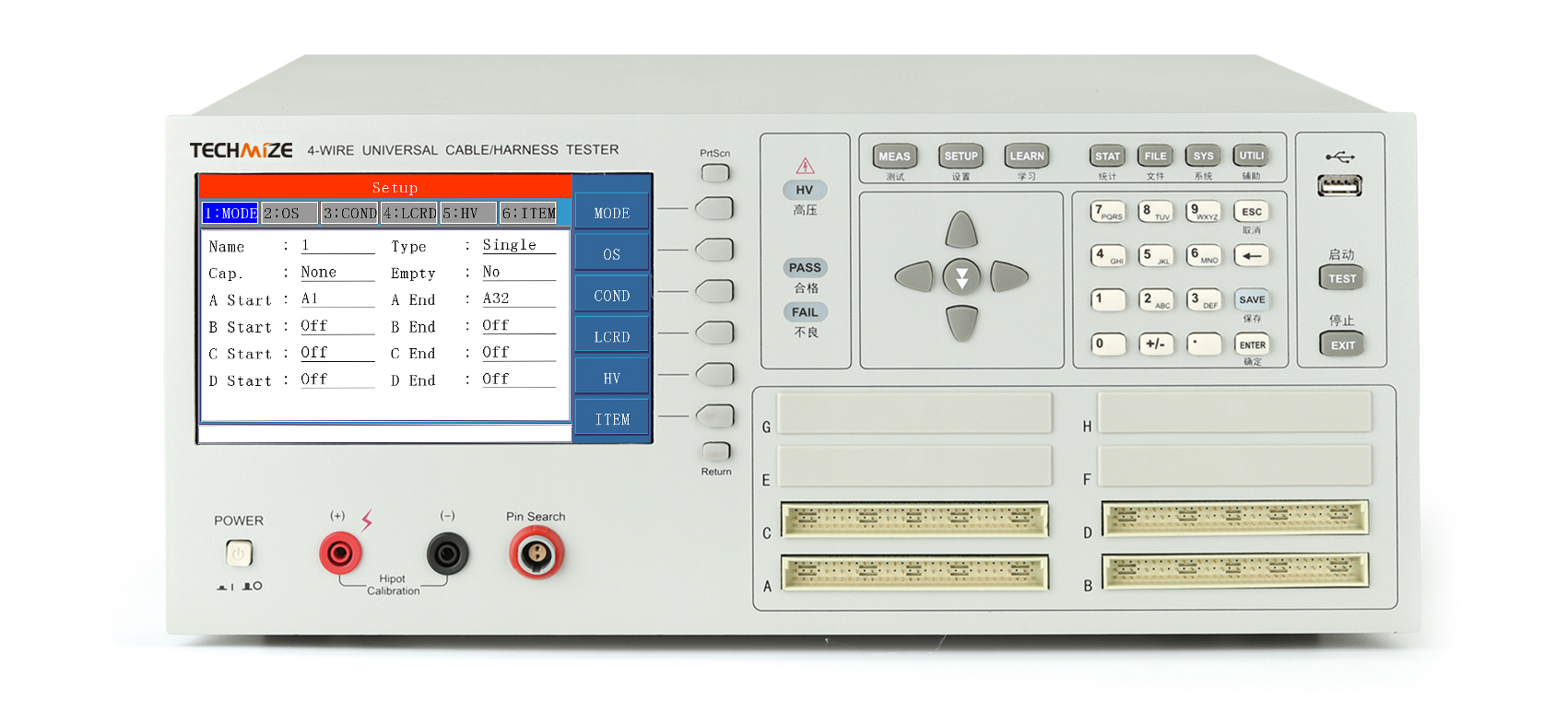 ケーブル/ハーネス・テスタ TECHMIZE 型式：TH8602-2【日本国内向け正規取扱製品】