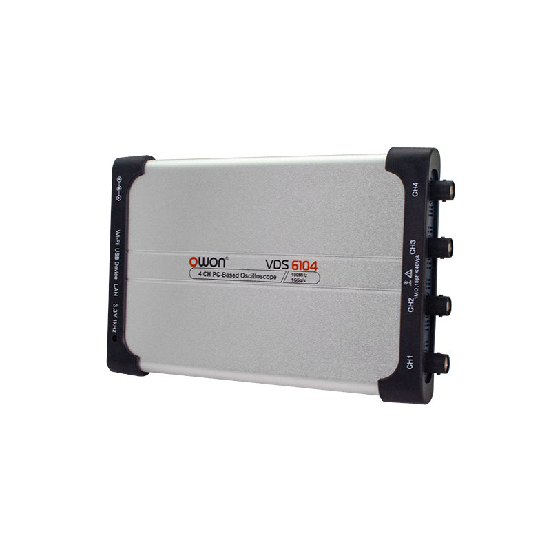 OWON VDS6000シリーズ PCベース・オシロスコープ 70MHz、4ch、8bit