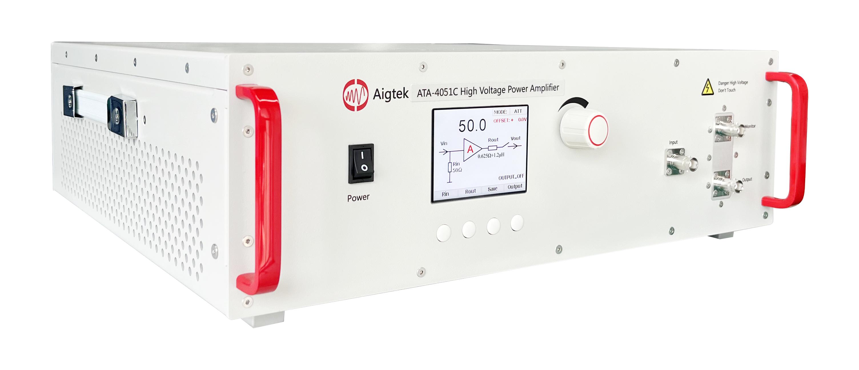 Aigtek ATA-4000シリーズ 高電圧パワーアンプ 310Vp-p、328.6Wp