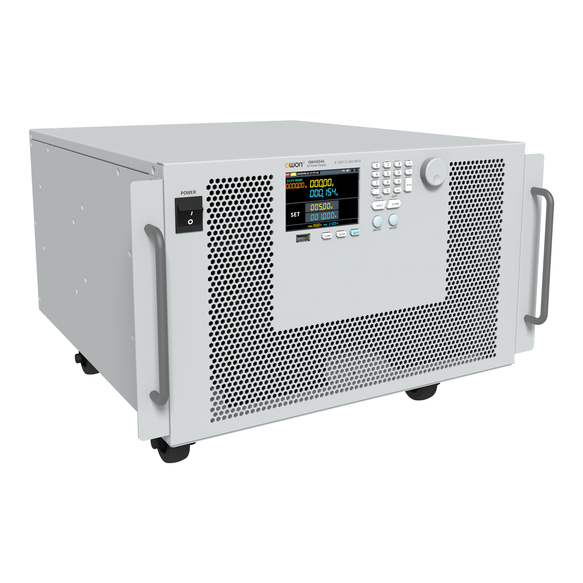 OWON OWH6546シリーズ プログラマブル直流電源 1ch、1200V/30A、18kW