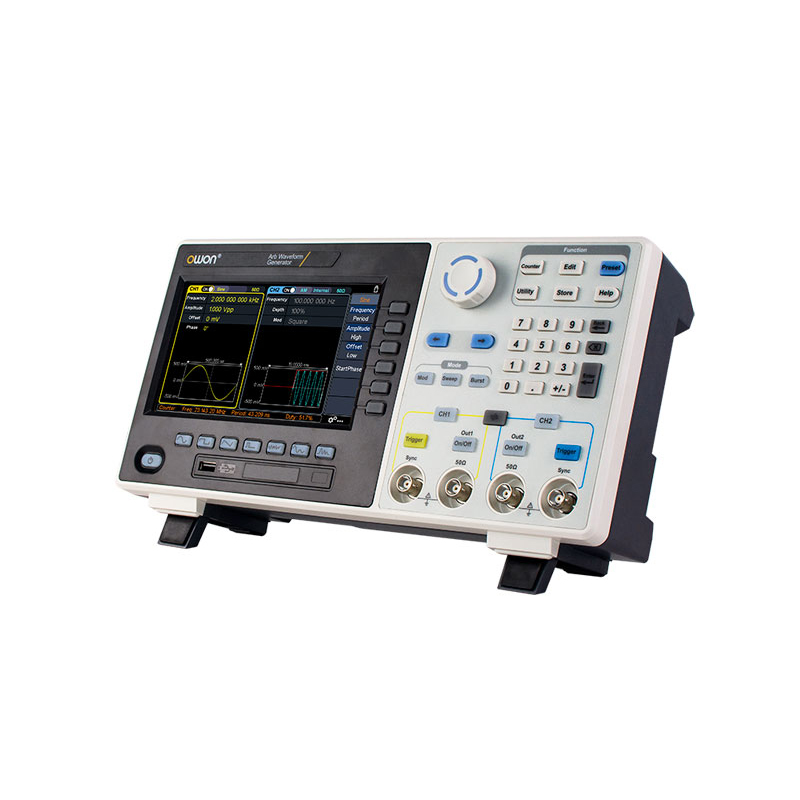 OWON XDG2000シリーズ 任意波形・ファンクション・ジェネレータ 35MHz、2ch