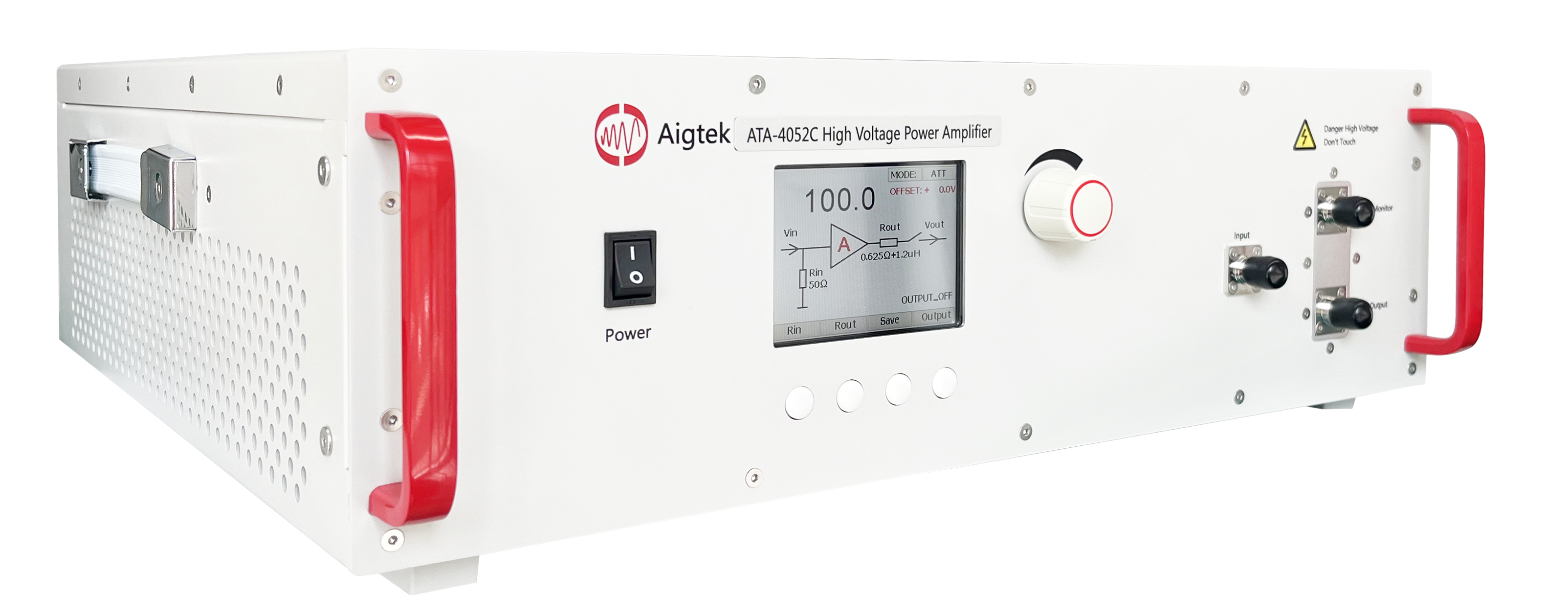 Aigtek ATA-4000シリーズ 高電圧パワーアンプ 310Vp-p、547.1Wp