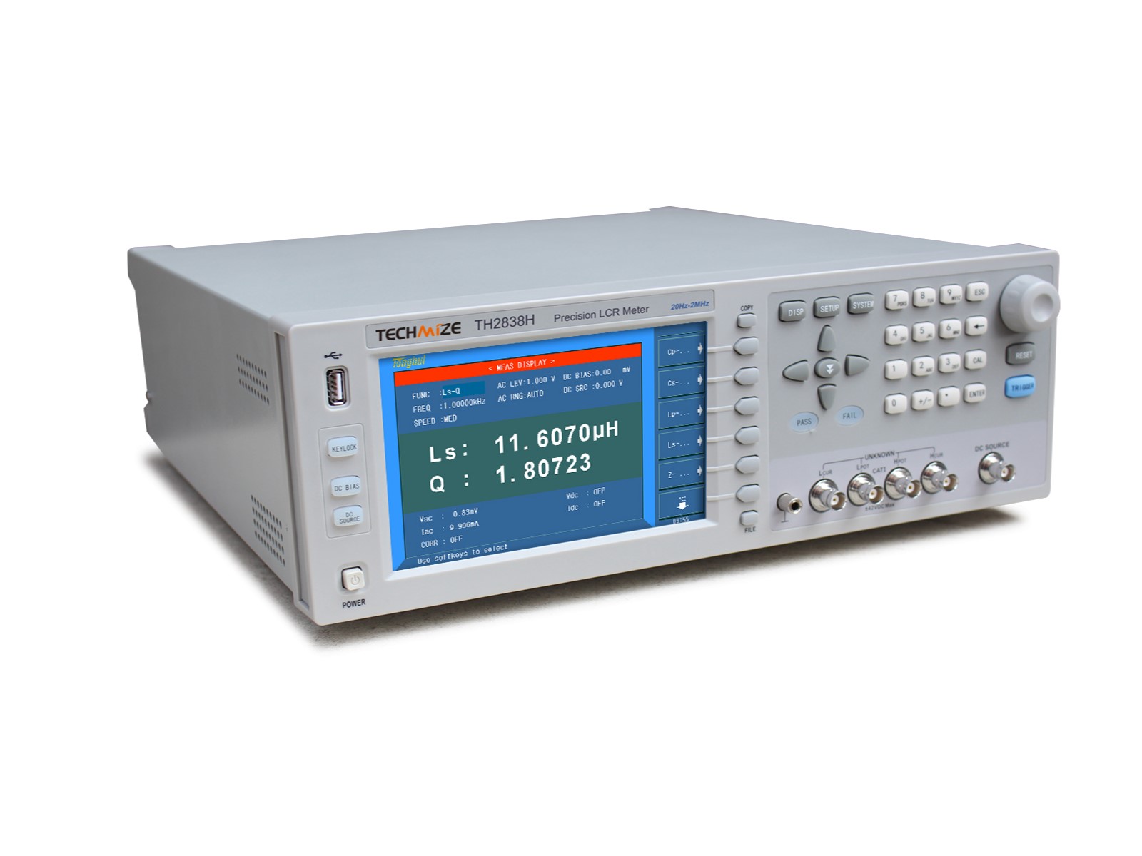 LCRメーター TECHMIZE 型式:TH2838H【日本国内向け正規取扱製品】
