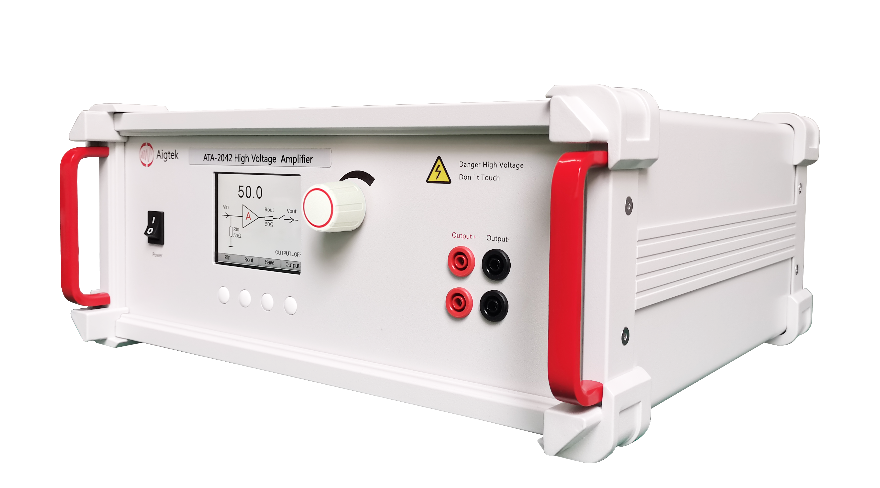 Aigtek ATA-2000シリーズ 高電圧アンプ 400Vp-p、20Wp、2ch