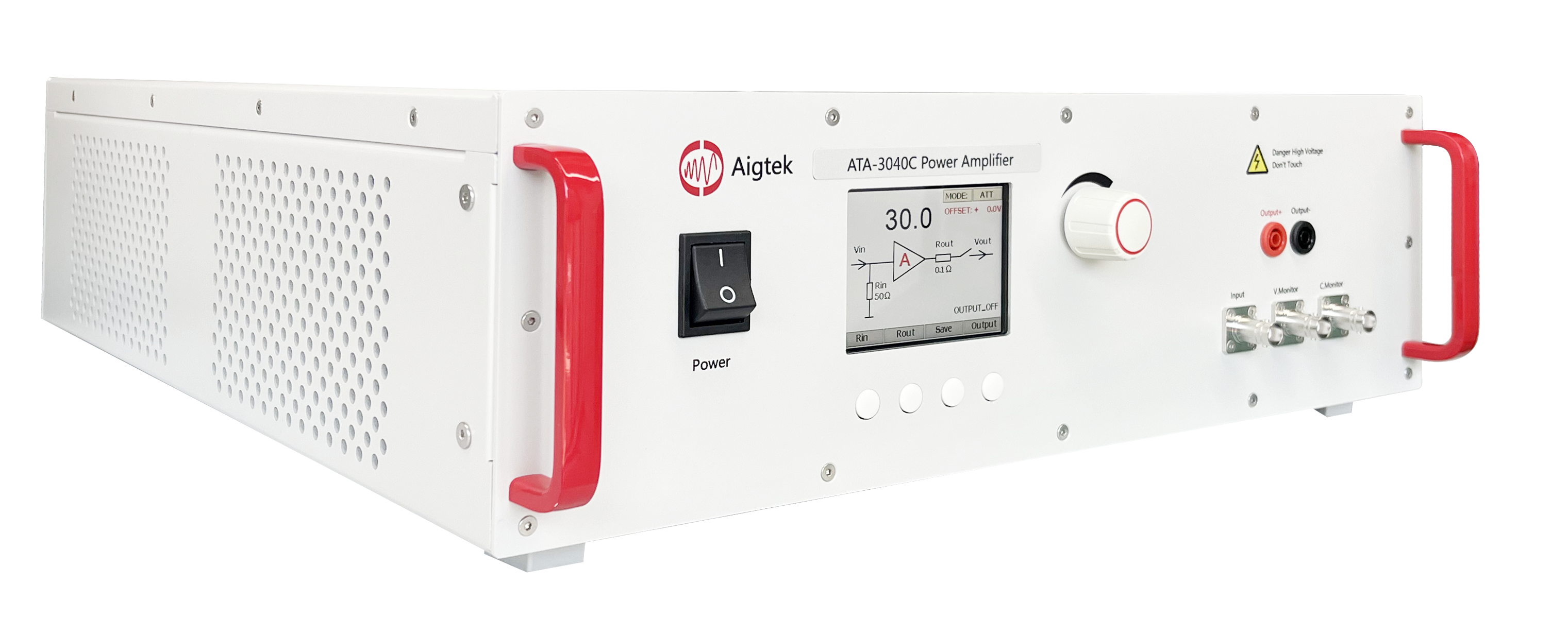 Aigtek ATA-3000シリーズ パワーアンプ 100Vp-p、500Wp