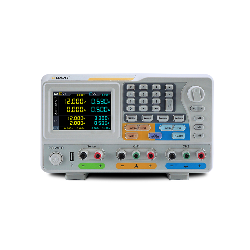 OWON ODP3122 プログラマブル直流電源 2ch、30V/12A、6V/3A、378W