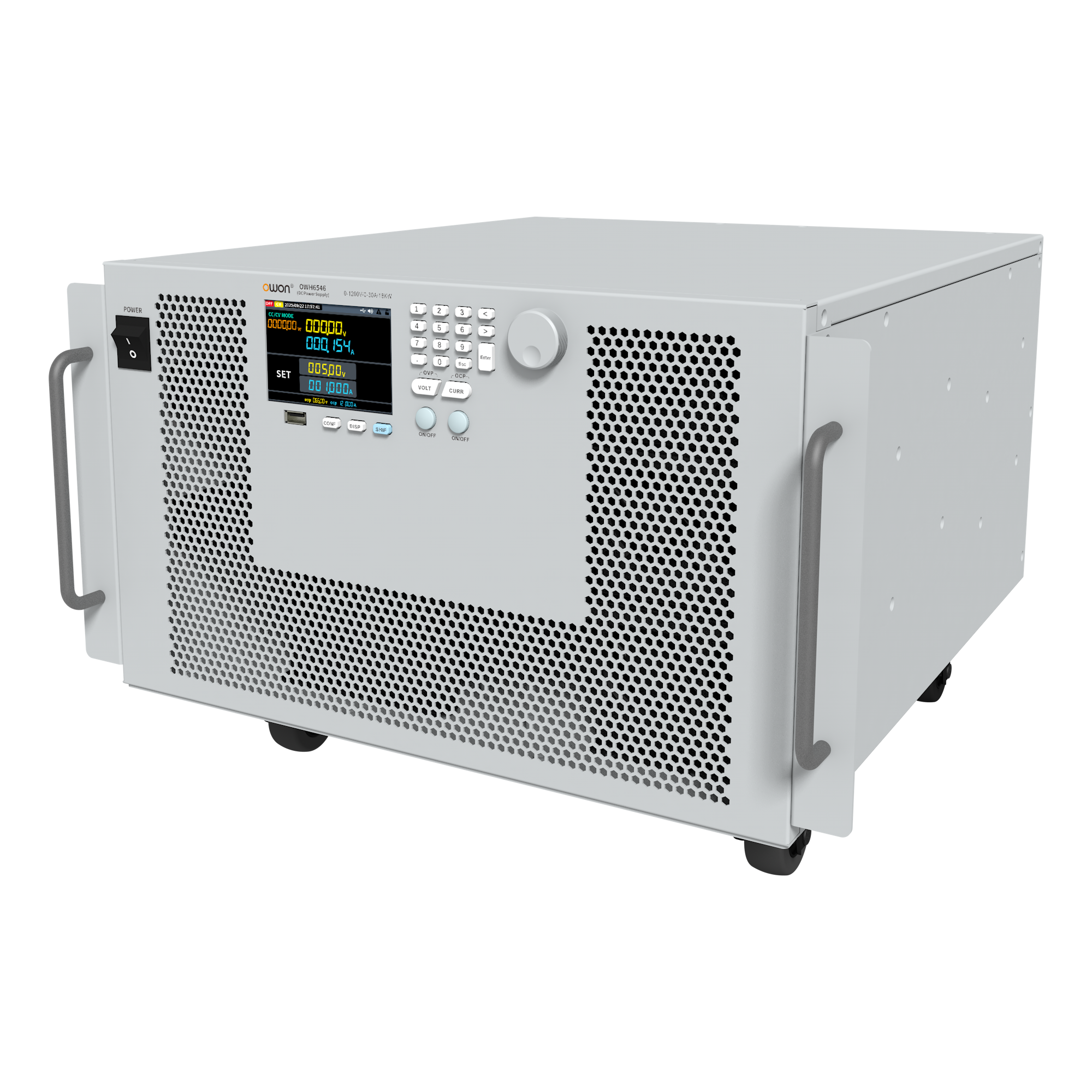 OWON OWH6546シリーズ プログラマブル直流電源 1ch、1200V/30A、18kW