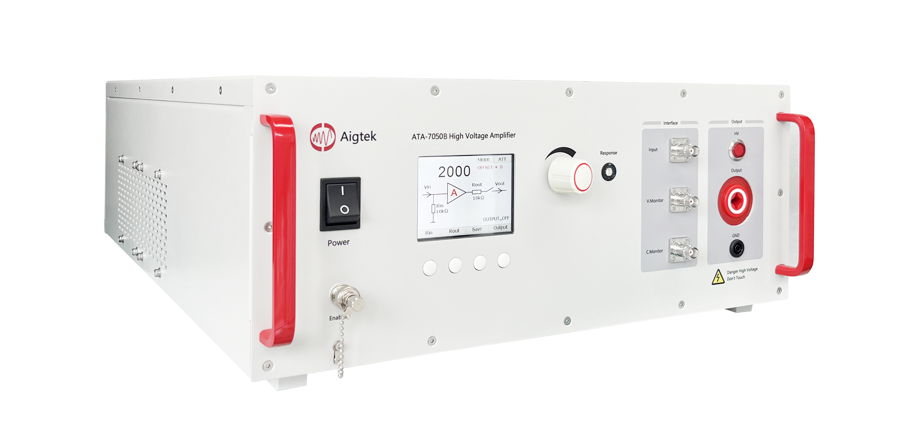 Aigtek ATA-7000シリーズ 高電圧アンプ 10kVp-p、100Wp、4象限出力