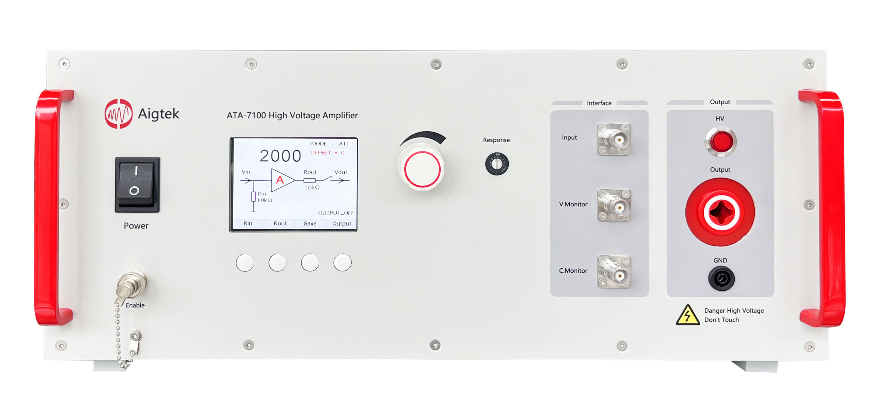 Aigtek ATA-7000シリーズ 高電圧アンプ 20kVp-p、20Wp