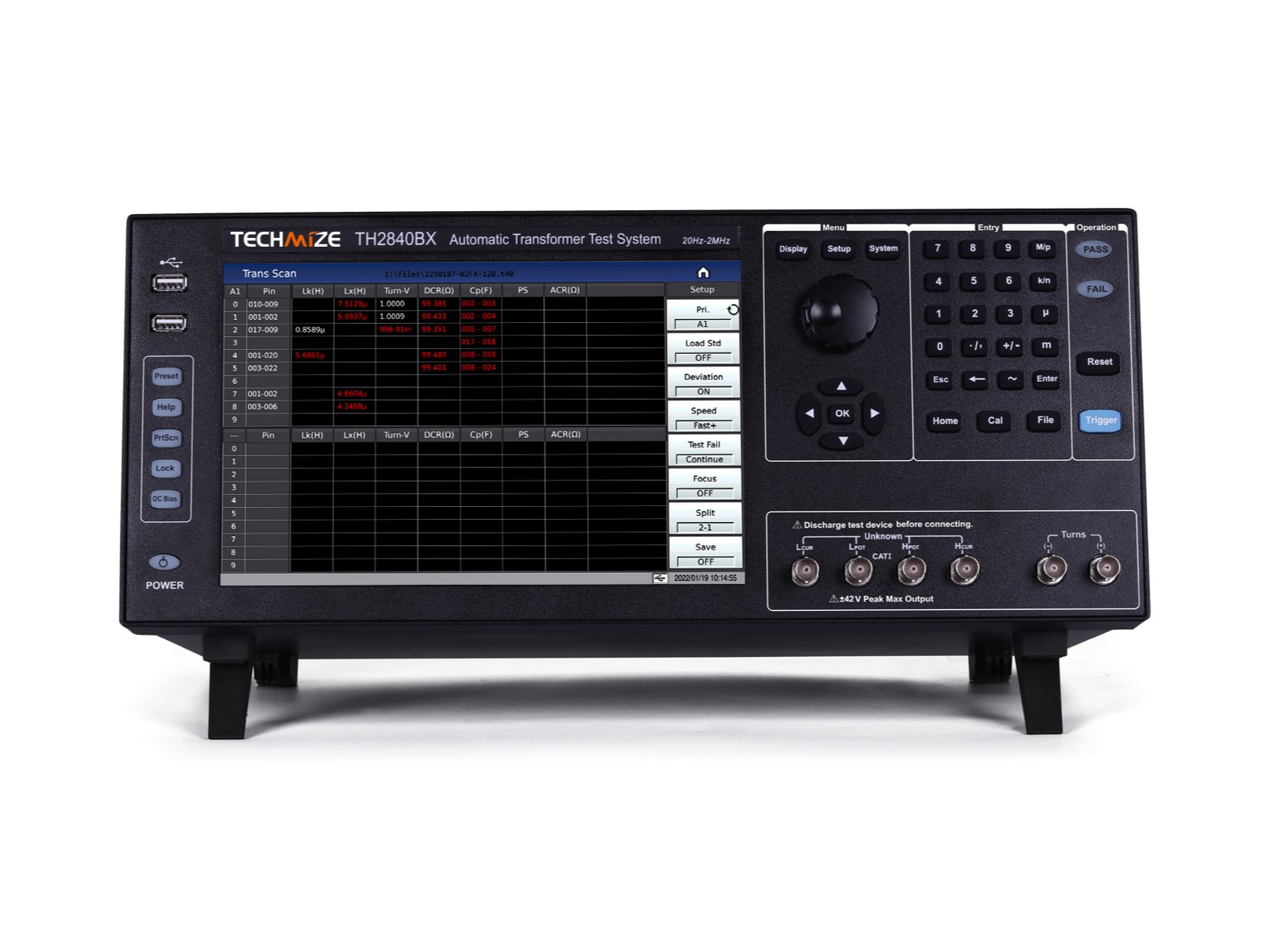 自動トランス・テスト・システム TECHMIZE 型式:TH2840BX【日本国内向け正規取扱製品】