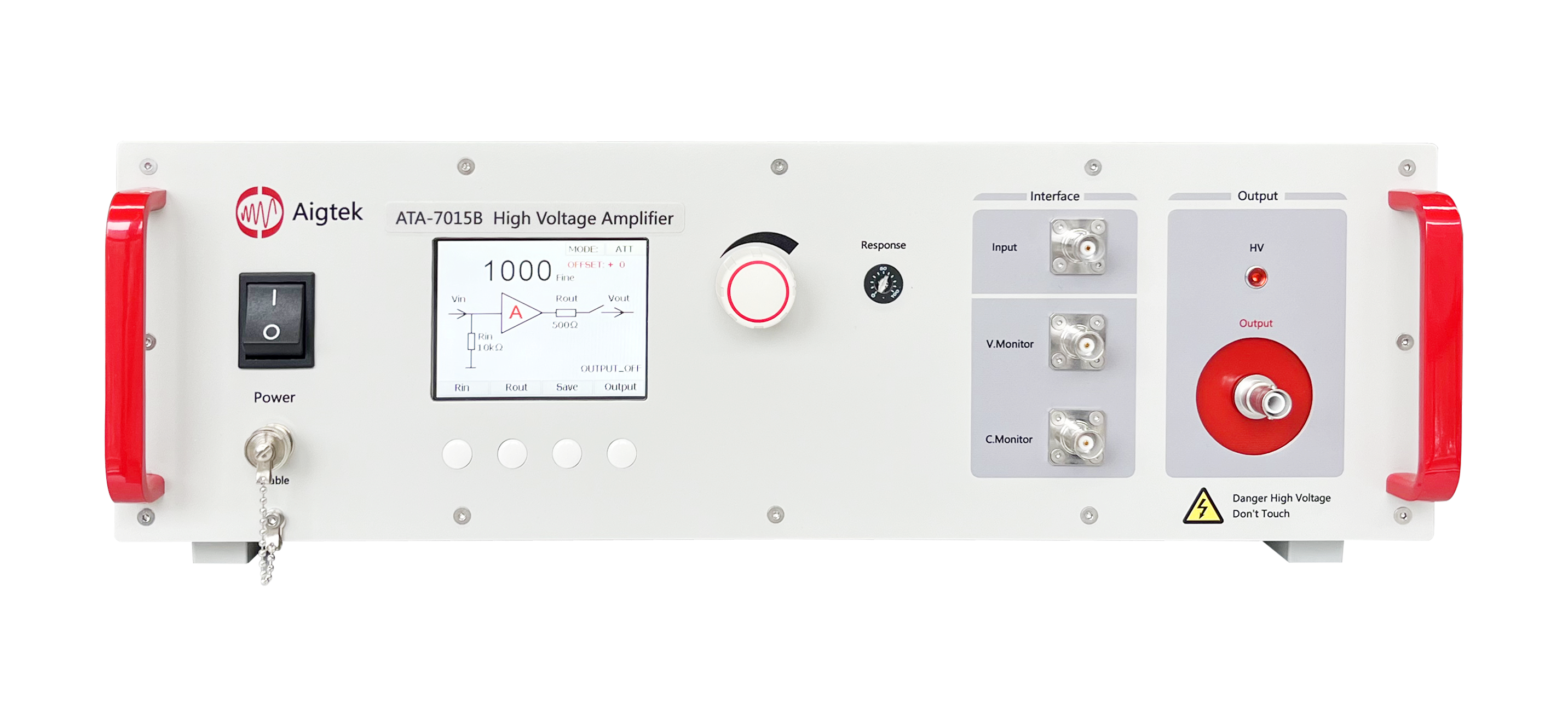 Aigtek ATA-7000シリーズ 高電圧アンプ 3kVp-p、60Wp、DC~40kHz