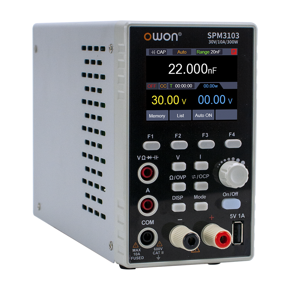 OWON SPMシリーズ プログラマブル直流電源 1ch、60V/5A、300W