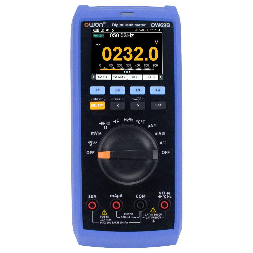 OWON OW69 マルチメーター 60000カウント、DC確度0.03%