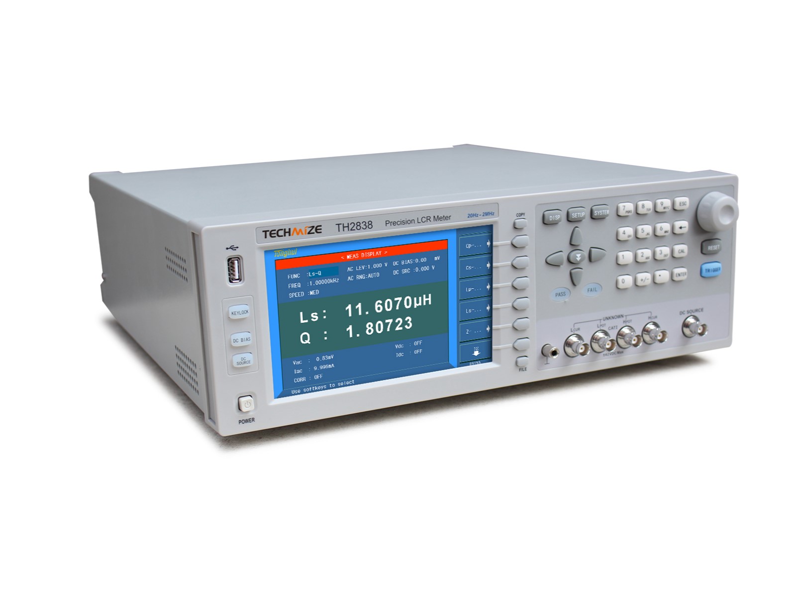 LCRメーター TECHMIZE 型式:TH2838【日本国内向け正規取扱製品】