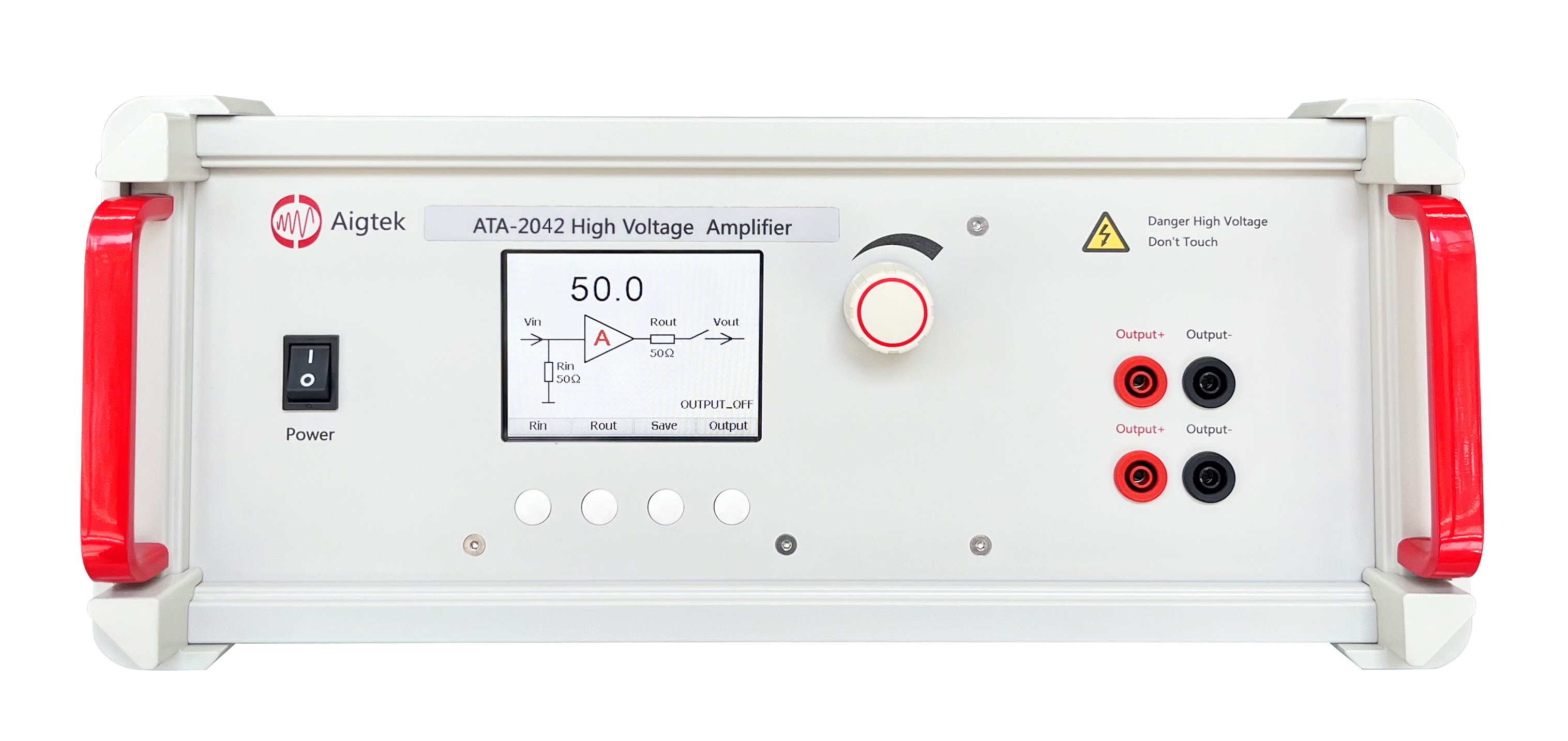 Aigtek ATA-2000シリーズ 高電圧アンプ 400Vp-p、20Wp、2ch