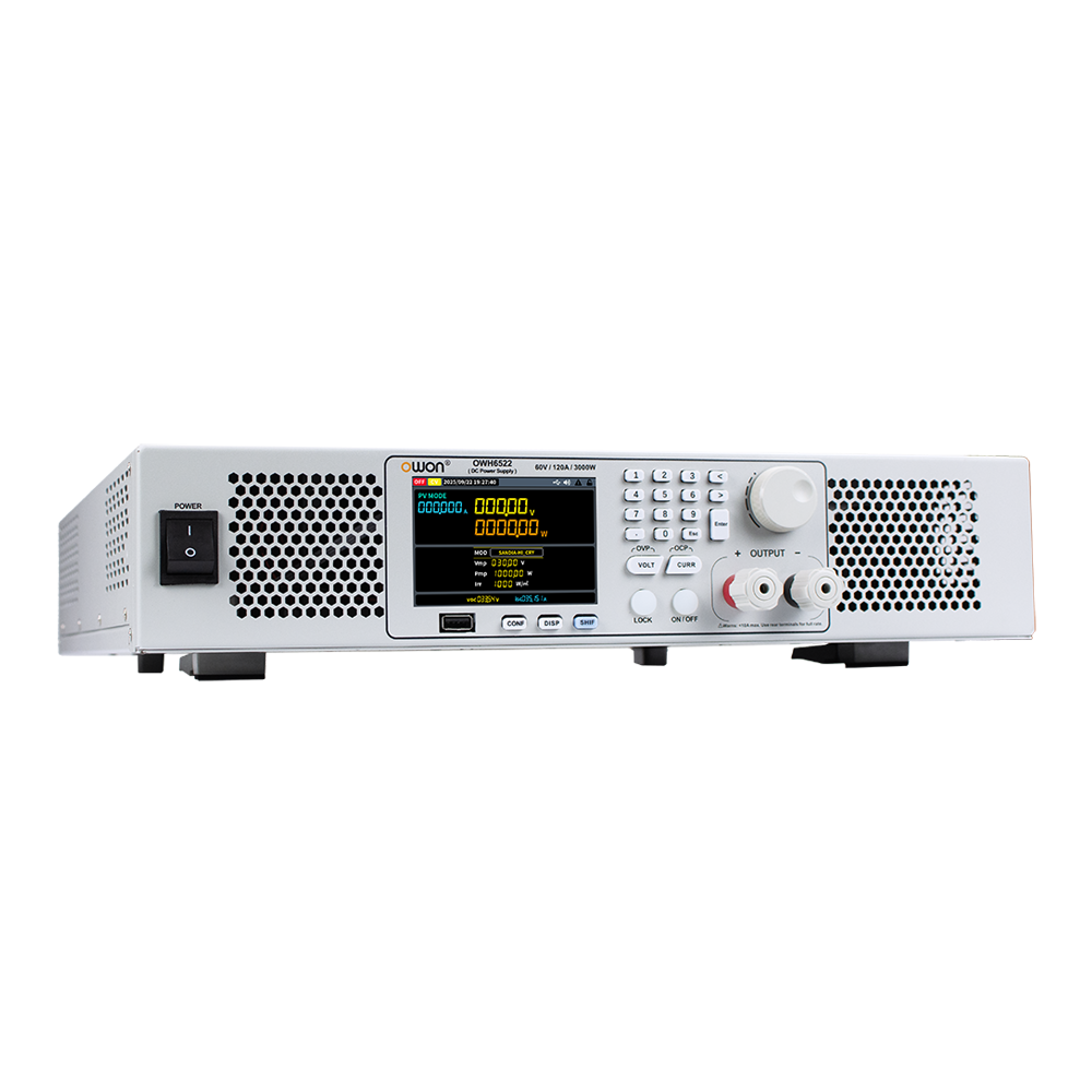 OWON OWH6522 プログラマブル直流電源 1ch、60V/120A、3000W