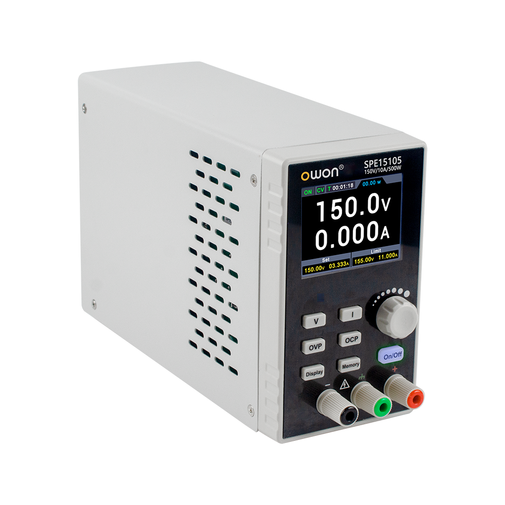 OWON SPEシリーズ プログラマブル直流電源 1ch、150V/5A、400W