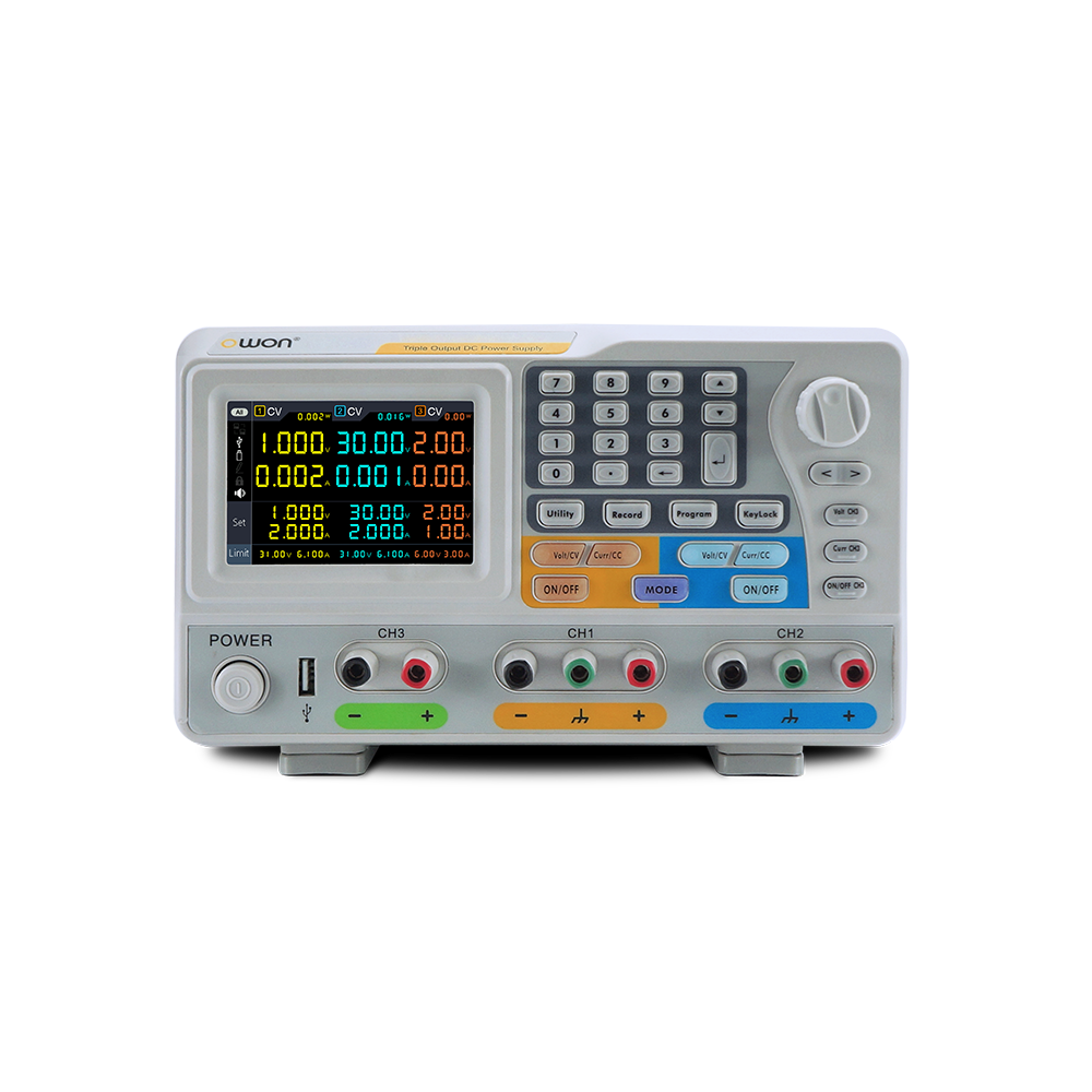 OWON ODP3033 プログラマブル直流電源 3ch、30V/3A×2、6V/3A、198W