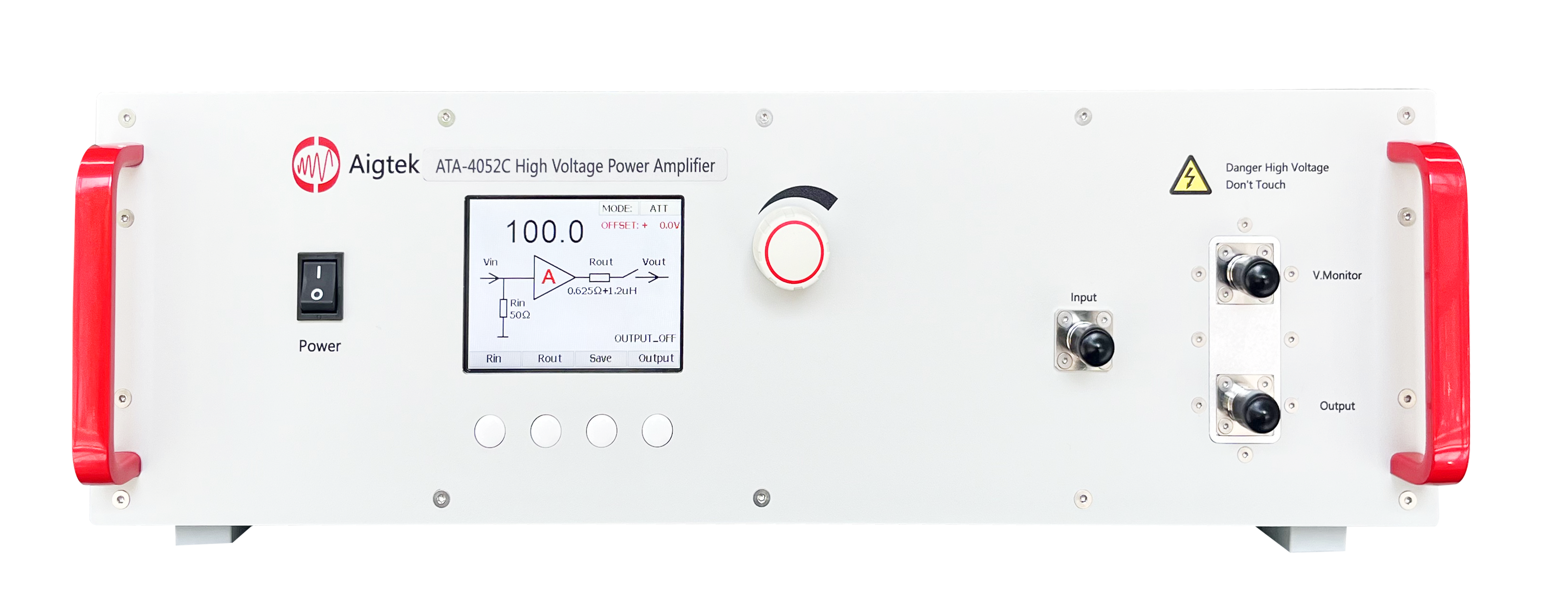 Aigtek ATA-4000シリーズ 高電圧パワーアンプ 310Vp-p、547.1Wp