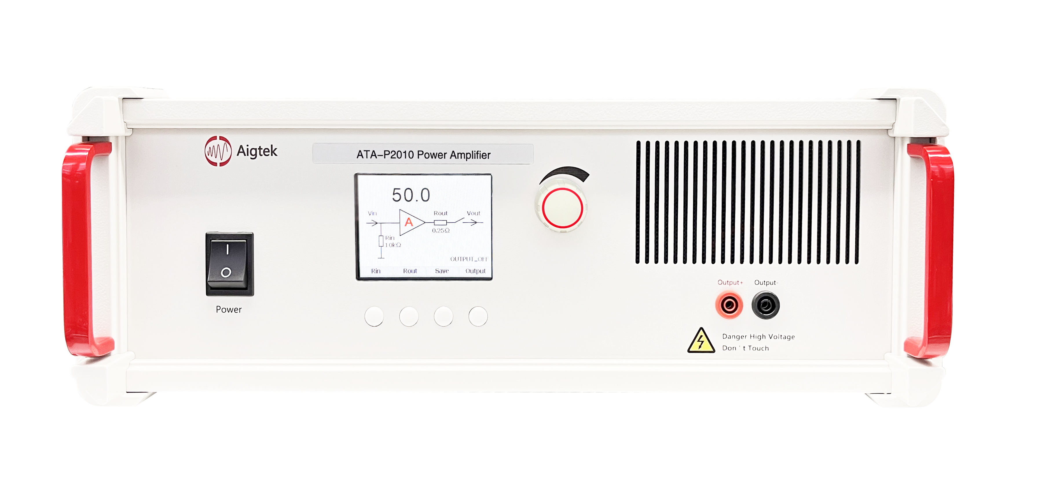 Aigtek ATA-Pシリーズ パワーアンプ -20V~130V、1300Wp