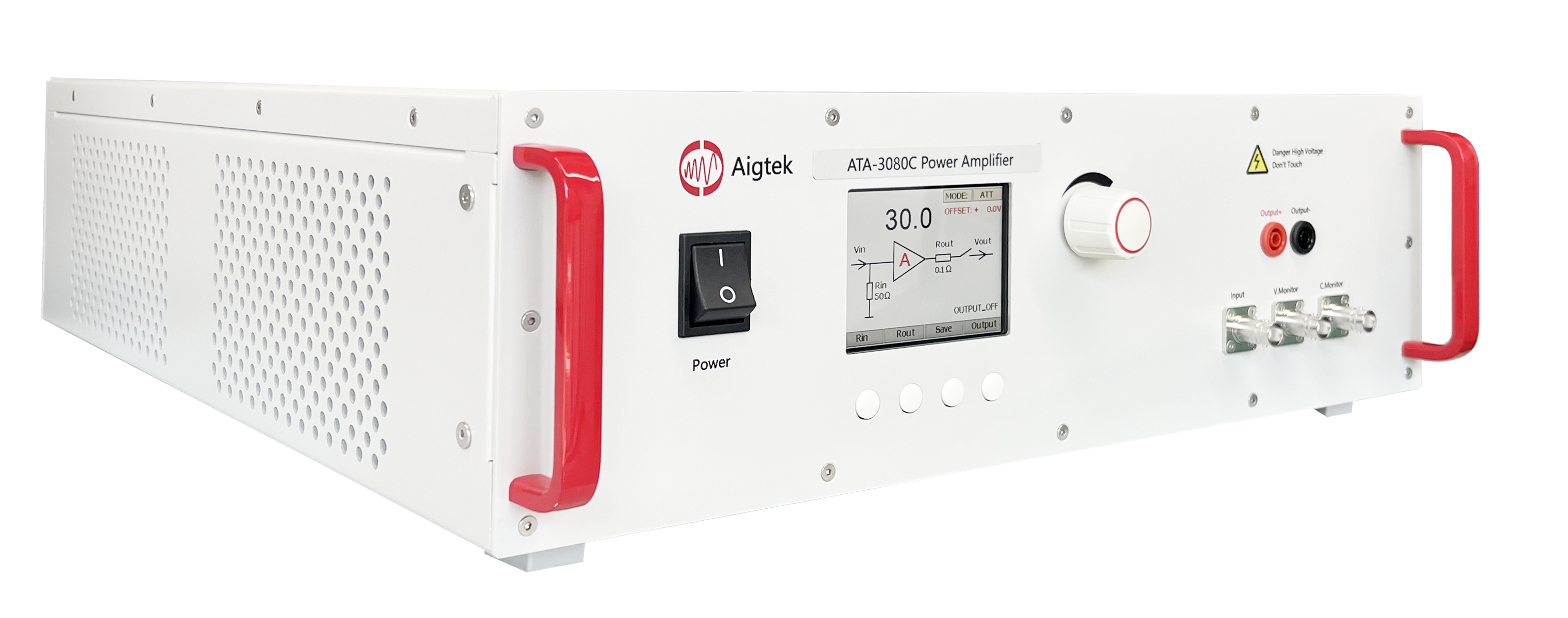 Aigtek ATA-3000シリーズ パワーアンプ 160Vp-p、800Wp
