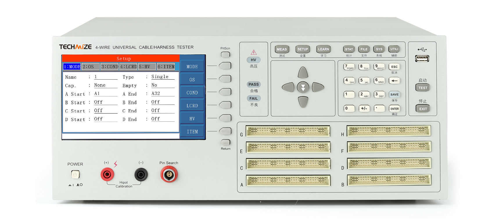 ケーブル/ハーネス・テスタ TECHMIZE 型式:TH8602-4【日本国内向け正規取扱製品】