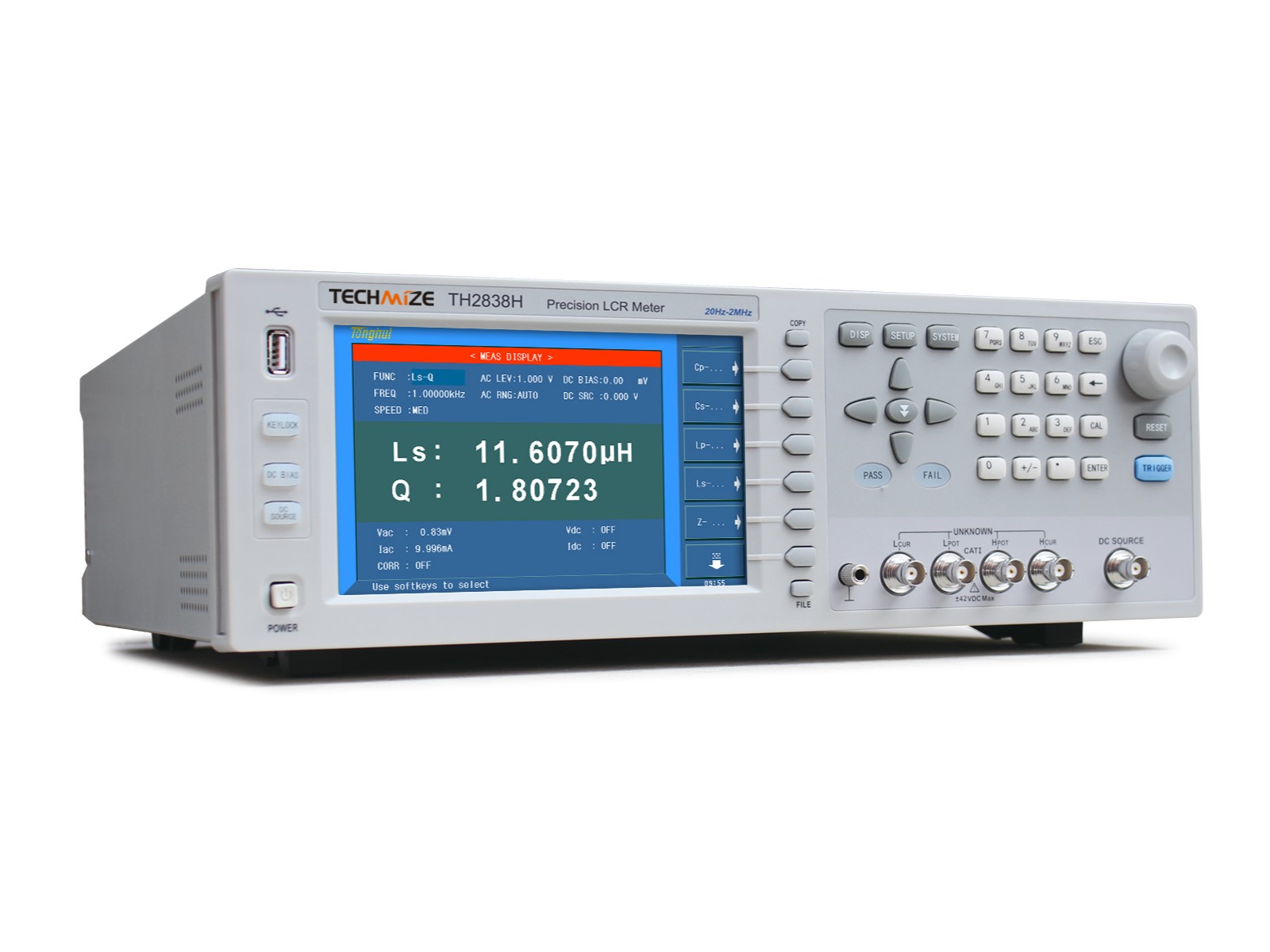 LCRメーター TECHMIZE 型式:TH2838H【日本国内向け正規取扱製品】