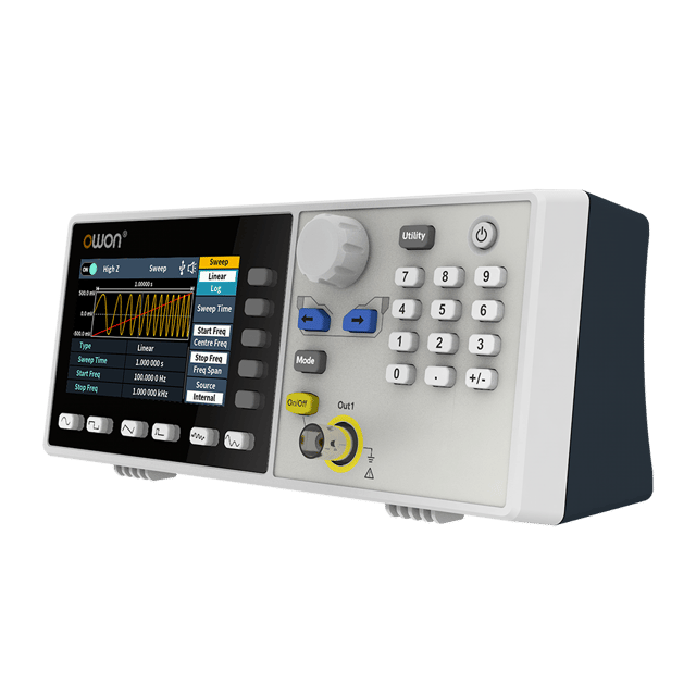 OWON DGE1000シリーズ 任意波形・ファンクション・ジェネレータ 60MHz、1ch