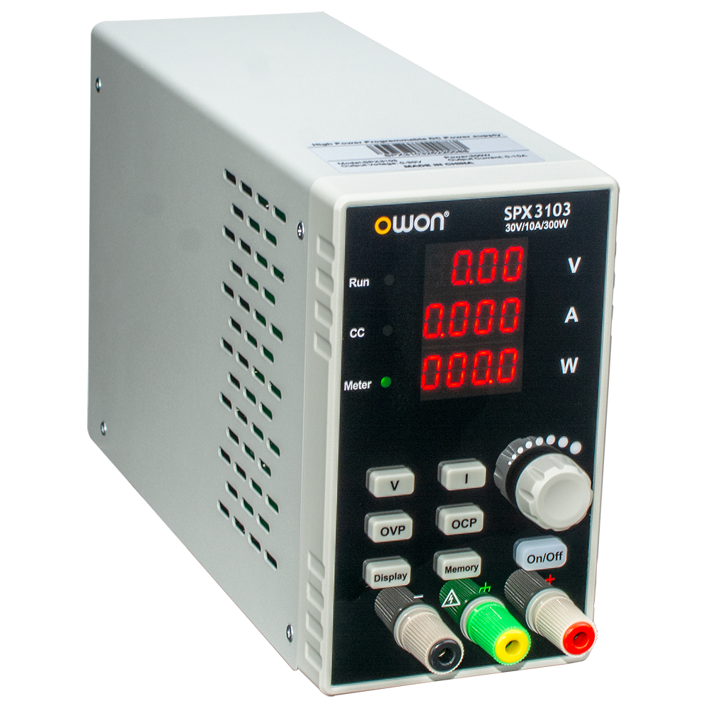 OWON SPXシリーズ 直流電源 1ch、30V/10A、300W