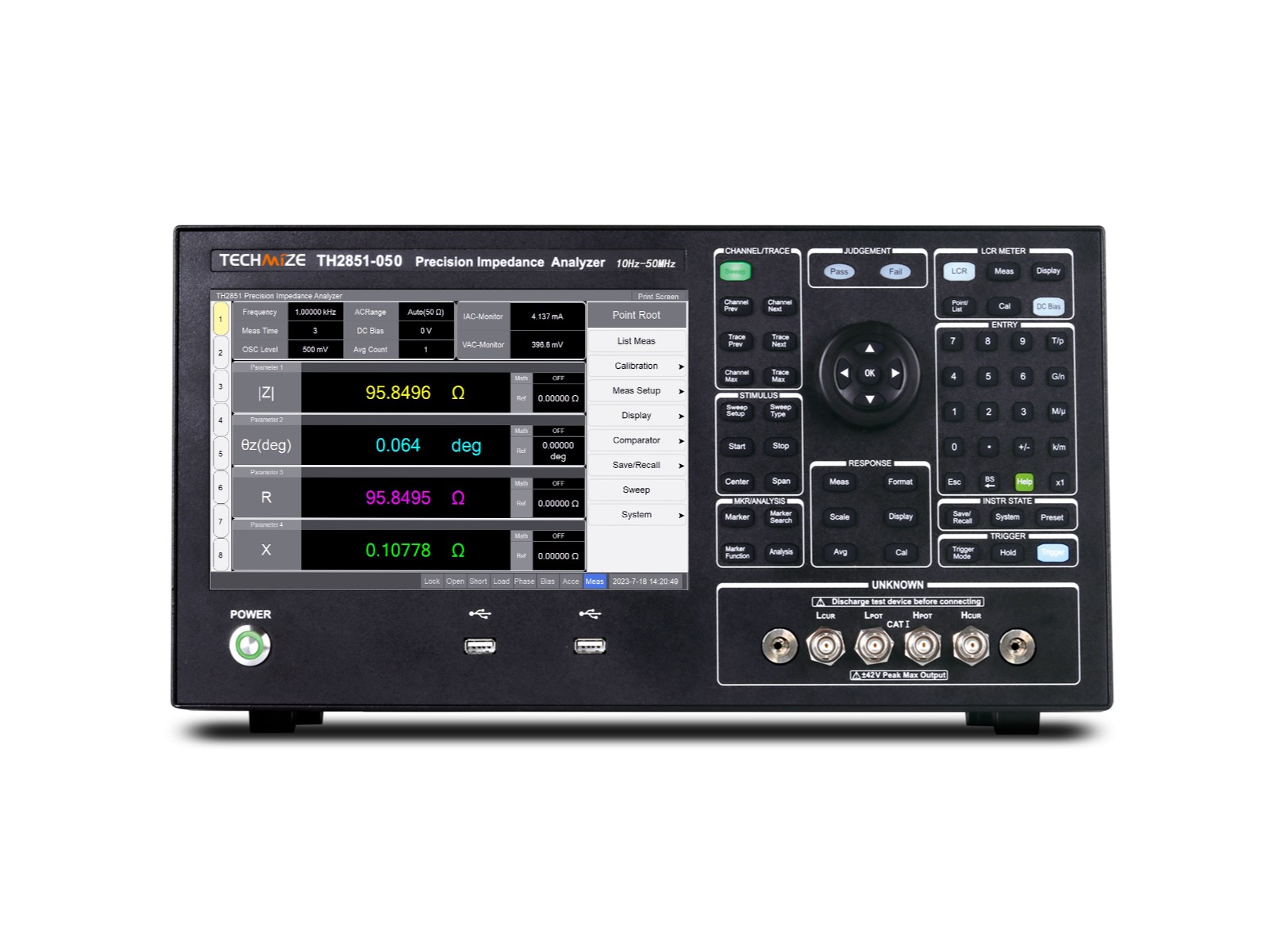 インピーダンス・アナライザ TECHMIZE 型式：TH2851-050【日本国内向け正規取扱製品】