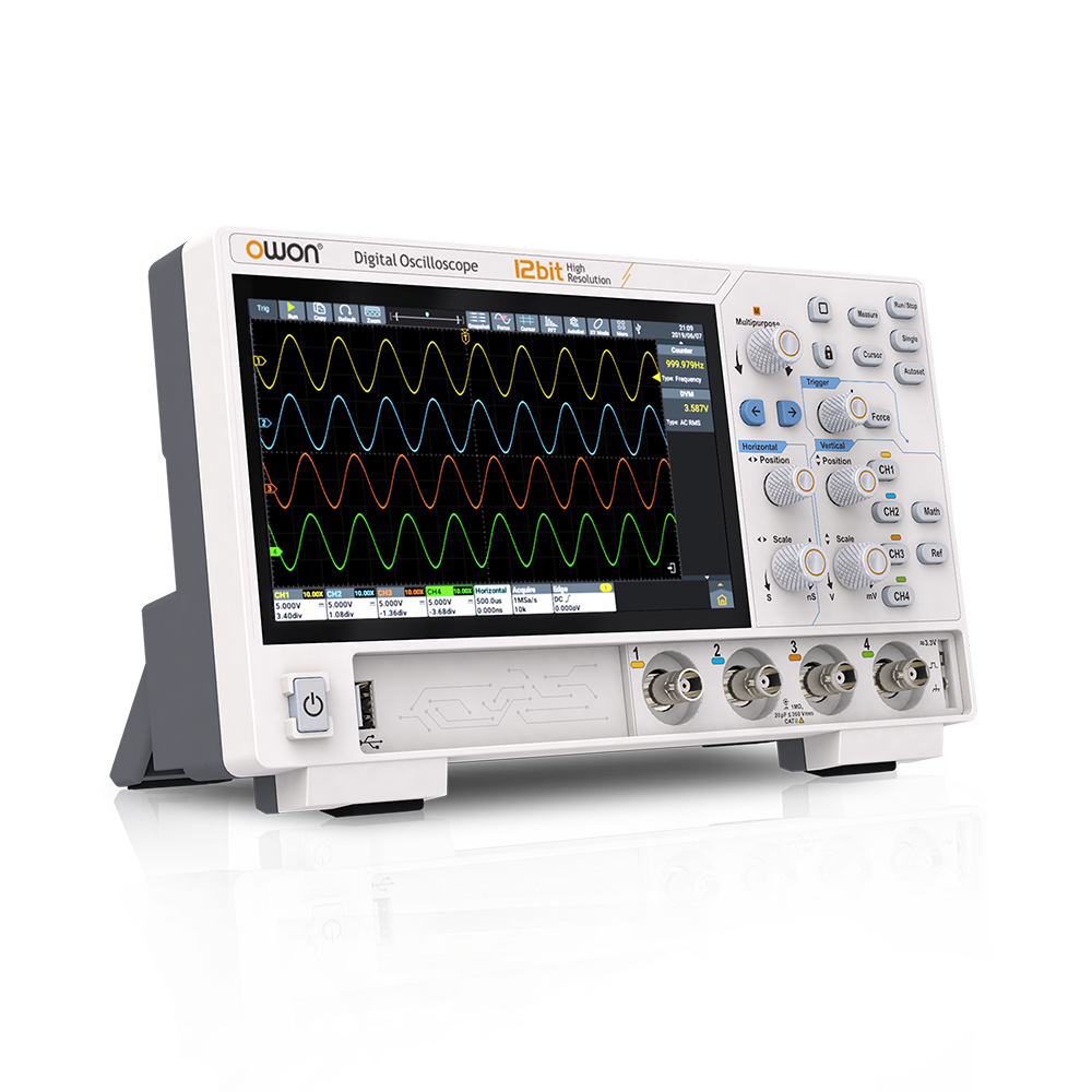 OWON ADS800Aシリーズ オシロスコープ 70MHz、2ch、12bit